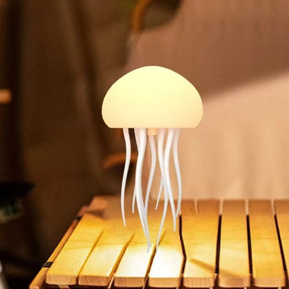 Tanzende Quallen Lavalampe LED RGB Farbwechsel Quallen Nachtlicht Schwimmende Nachttischlampe Für Kinder Erwachsene