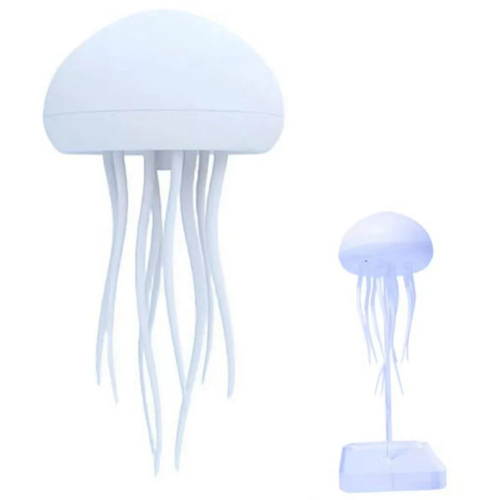 Tanzende Quallen Lavalampe LED RGB Farbwechsel Quallen Nachtlicht Schwimmende Nachttischlampe Für Kinder Erwachsene