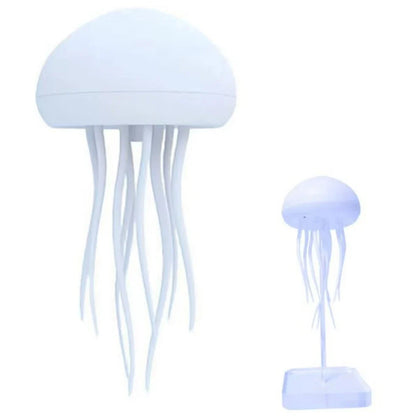 Tanzende Quallen Lavalampe LED RGB Farbwechsel Quallen Nachtlicht Schwimmende Nachttischlampe Für Kinder Erwachsene